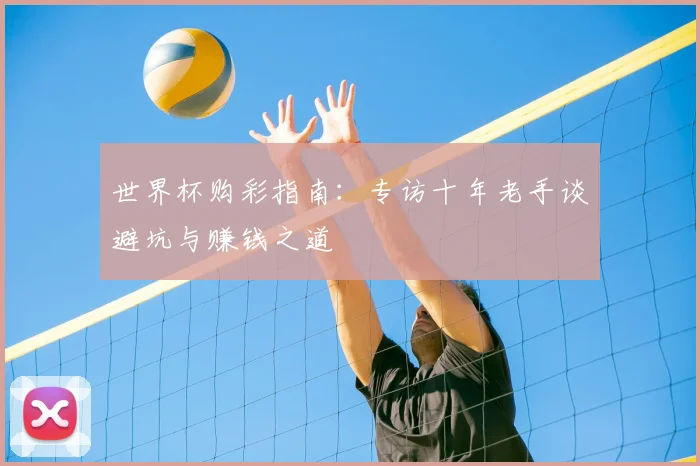 世界杯购彩指南：专访十年老手谈避坑与赚钱之道